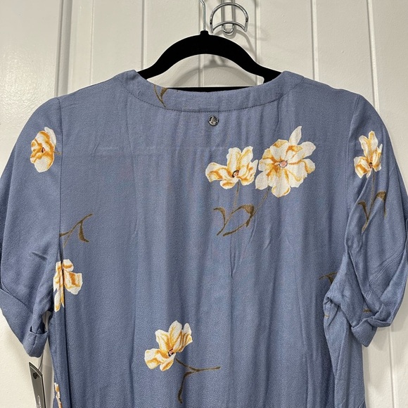 NWT Volcom “Good to be you” Cornflower Blue Floral Maxi Dress - Picture 6 of 9